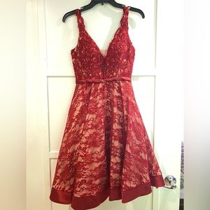 Royal Queen Short Cocktail Dress
